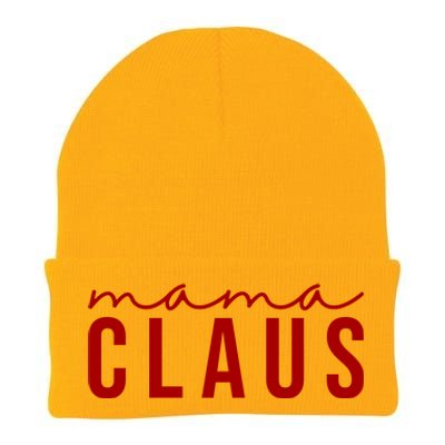 Mama Claus Christmas Holiday Knit Cap Winter Beanie