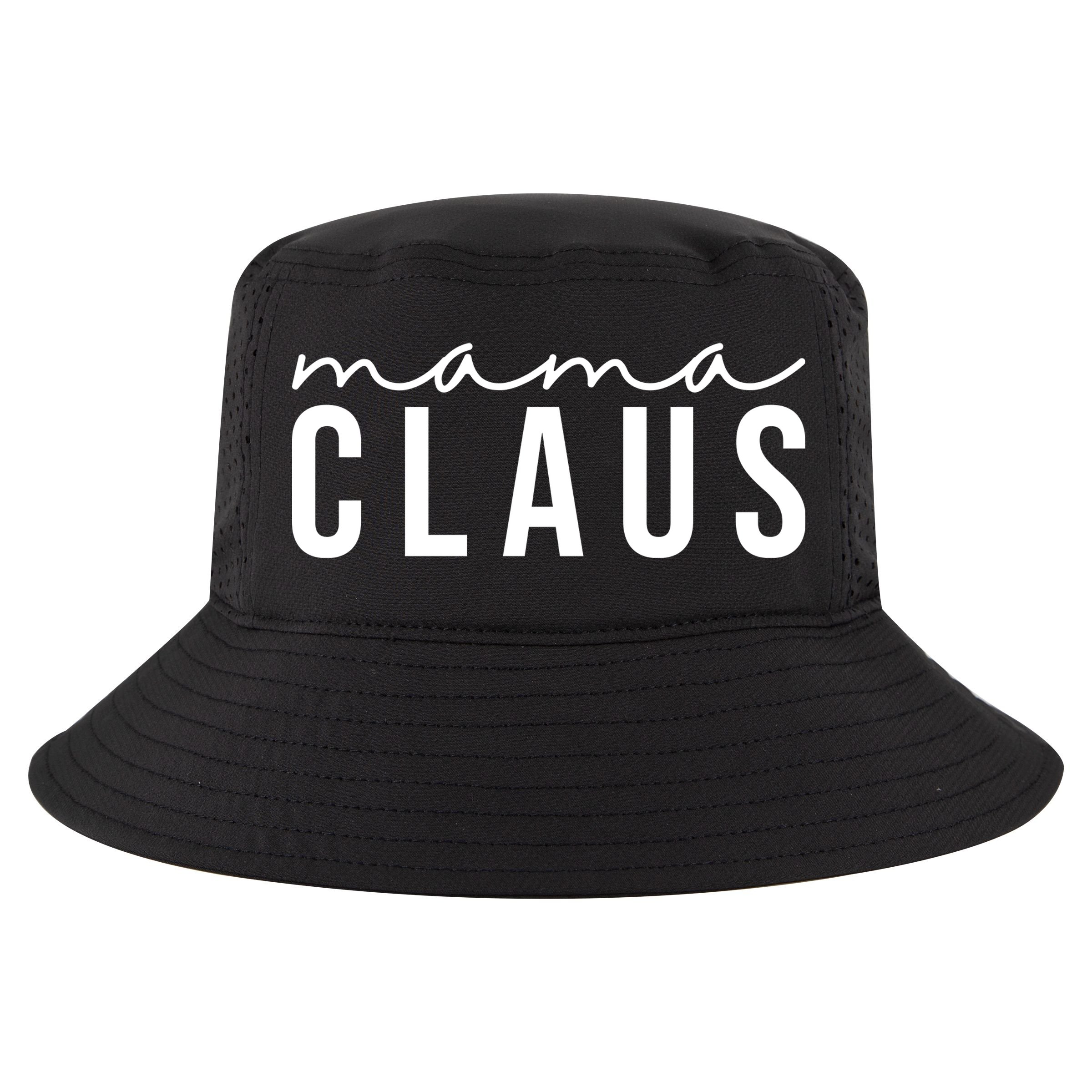 Mama Claus Christmas Holiday Cool Comfort Performance Bucket Hat