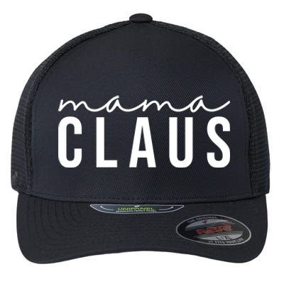 Mama Claus Christmas Holiday Flexfit Unipanel Trucker Cap