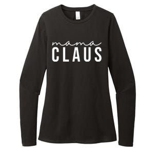 Mama Claus Christmas Holiday Womens CVC Long Sleeve Shirt