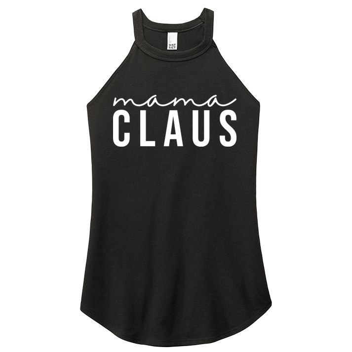 Mama Claus Christmas Holiday Women's Perfect Tri Rocker Tank