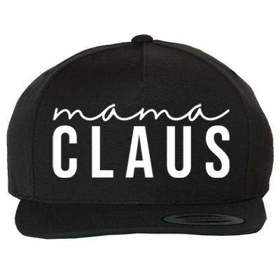 Mama Claus Christmas Holiday Wool Snapback Cap