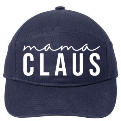 Mama Claus Christmas Holiday 7-Panel Snapback Hat