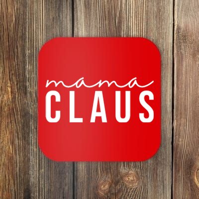 Mama Claus Christmas Holiday Coaster