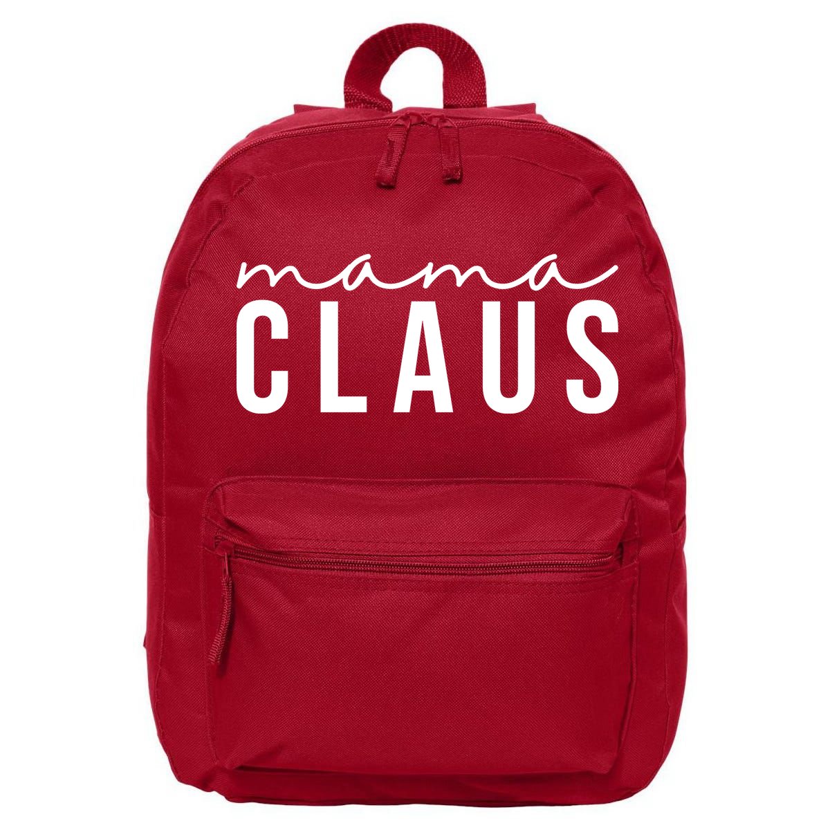 Mama Claus Christmas Holiday 16 in Basic Backpack