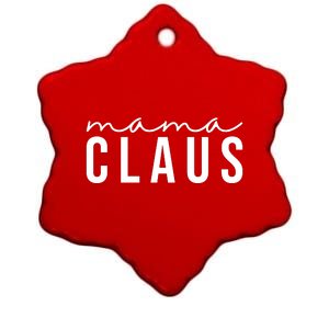 Mama Claus Christmas Holiday Ceramic Star Ornament