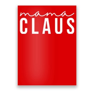 Mama Claus Christmas Holiday Poster