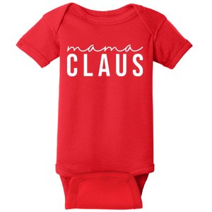 Mama Claus Christmas Holiday Baby Bodysuit