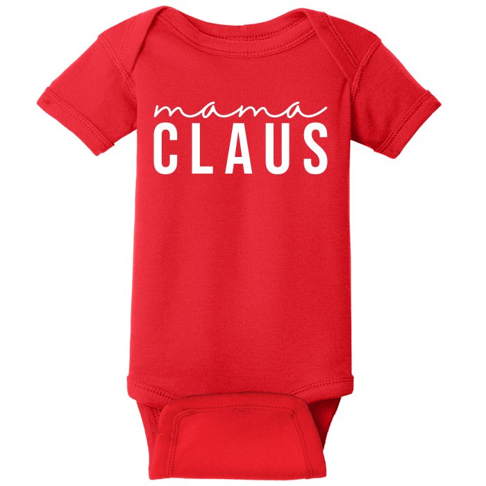 Mama Claus Christmas Holiday Baby Bodysuit