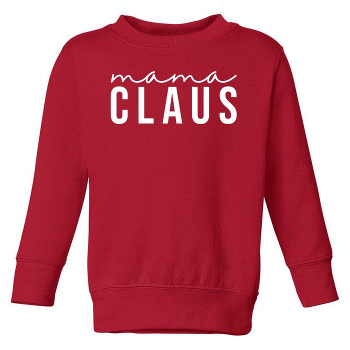 Mama Claus Christmas Holiday Toddler Sweatshirt