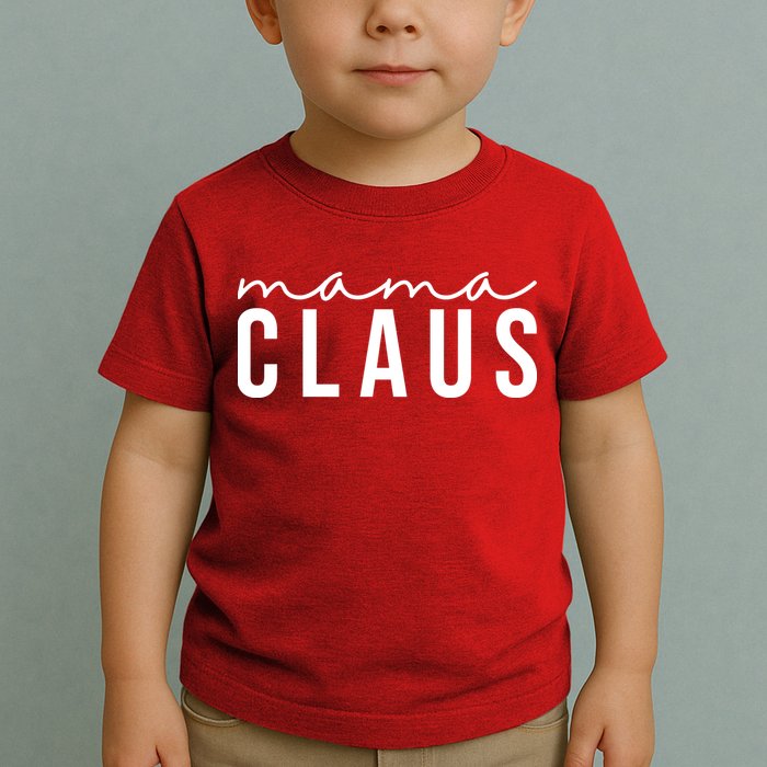 Mama Claus Christmas Holiday Toddler T-Shirt
