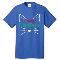 Meowy Christmas Cat Christmas Funny Cats Christmas Cute Gift Tall T-Shirt