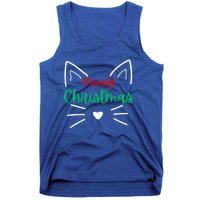 Meowy Christmas Cat Christmas Funny Cats Christmas Cute Gift Tank Top