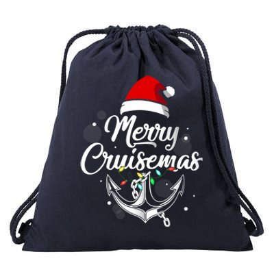 Merry Cruisemas Christmas Cruise Essential Drawstring Bag