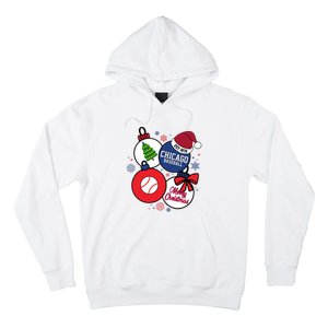 Merry Christmas Chicago Baseball Est 1876 Hoodie