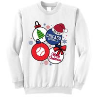 Merry Christmas Chicago Baseball Est 1876 Sweatshirt