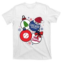 Merry Christmas Chicago Baseball Est 1876 T-Shirt