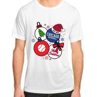 Merry Christmas Chicago Baseball Est 1876 Adult ChromaSoft Performance T-Shirt