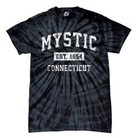 Mystic Connecticut Ct Vintage Established Sports Tie-Dye T-Shirt