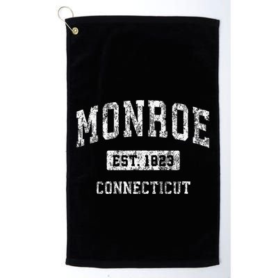 Monroe Connecticut Ct Vintage Established Golf Towel