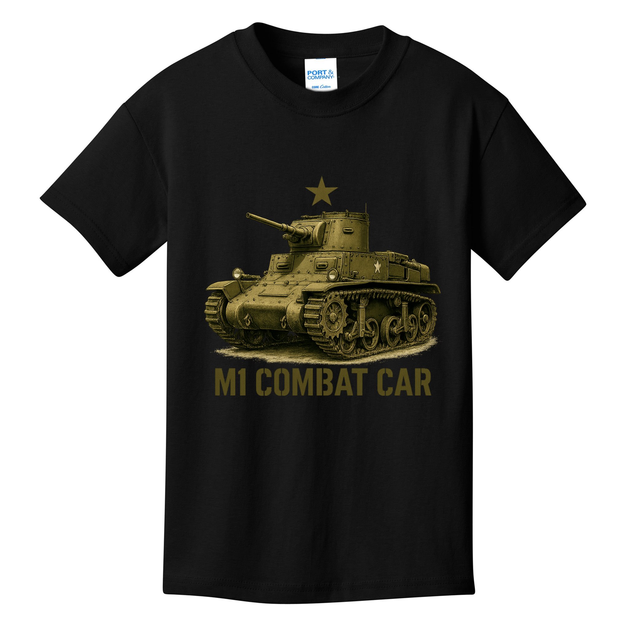 M1 Combat Car Kids T-Shirt