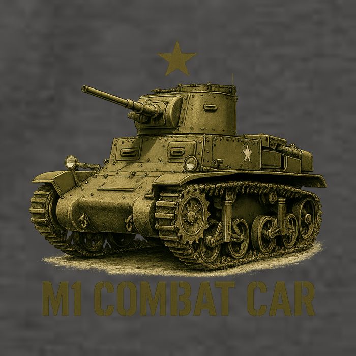 M1 Combat Car Vector Backpack