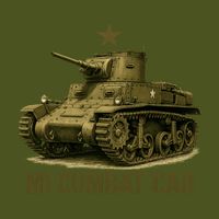 M1 Combat Car Sustainable Bucket Hat
