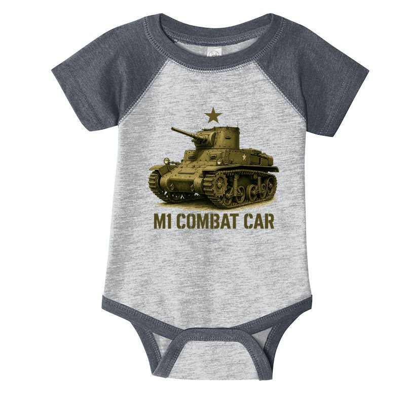 M1 Combat Car Infant Baby Jersey Bodysuit