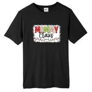 Mommy Claus Cool Gift Christmas Light Pajama Family Matching Cool Gift Tall Fusion ChromaSoft Performance T-Shirt