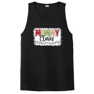 Mommy Claus Cool Gift Christmas Light Pajama Family Matching Cool Gift PosiCharge Competitor Tank