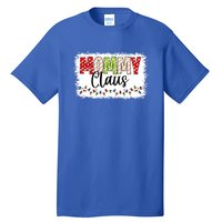 Mommy Claus Cool Gift Christmas Light Pajama Family Matching Cool Gift Tall T-Shirt