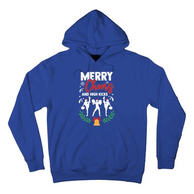 Merry Christmas Cheerleading Cheerleader Cheer Dance Holiday Hoodie