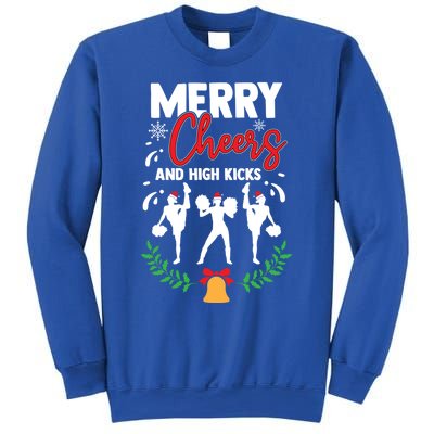 Merry Christmas Cheerleading Cheerleader Cheer Dance Holiday Sweatshirt