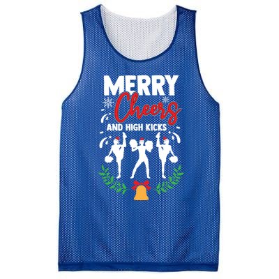 Merry Christmas Cheerleading Cheerleader Cheer Dance Holiday Mesh Reversible Basketball Jersey Tank