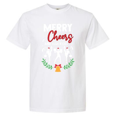 Merry Christmas Cheerleading Cheerleader Cheer Dance Holiday Garment-Dyed Heavyweight T-Shirt