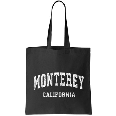Monterey California Ca Vintage Varsity Sports Design Bag