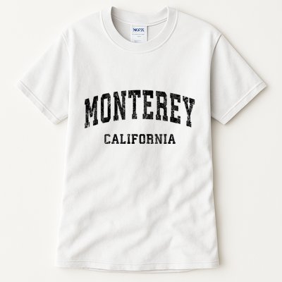 Monterey California Ca Vintage Varsity Sports Design Tall T-Shirt