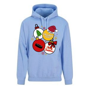 Merry Christmas Calgary Hockey Est 1972 Unisex Surf Hoodie