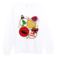 Merry Christmas Calgary Hockey Est 1972 Premium Crewneck Sweatshirt