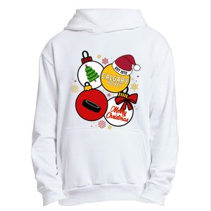 Merry Christmas Calgary Hockey Est 1972 Urban Pullover Hoodie