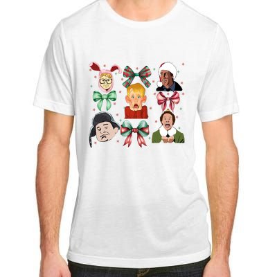 Merry Christmas Coquette Bow Comedy Movie Kevin Buddy Ralphie Adult ChromaSoft Performance T-Shirt