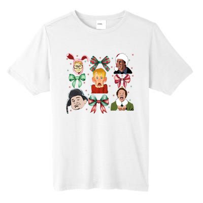 Merry Christmas Coquette Bow Comedy Movie Kevin Buddy Ralphie Tall Fusion ChromaSoft Performance T-Shirt