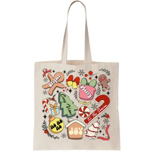 Merry Christmas Candy Cakes Gingerbread Cozy Vibes Tote Bag