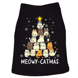 Meowy Catmas Cat Christmas Tree Xmas Doggie Tank