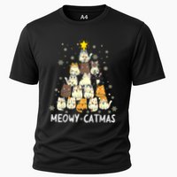 Meowy Catmas Cat Christmas Tree Xmas Performance Shirt