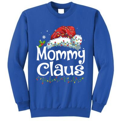 Mommy Claus Christmas Family Group Matching Pjs Xmas Light Gift Sweatshirt