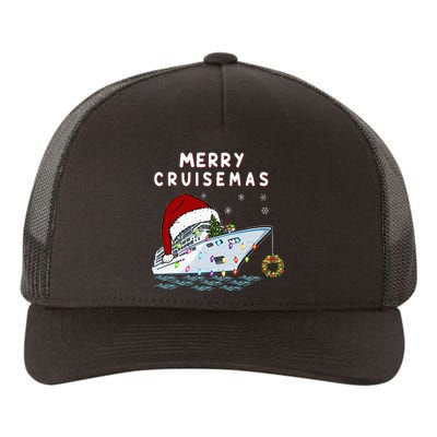 Merry Cruisemas Cruise Lovers Christmas Xmas Cute  Yupoong Adult 5-Panel Trucker Hat