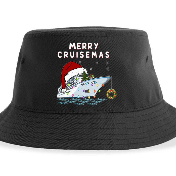 Merry Cruisemas Cruise Lovers Christmas Xmas Cute  Sustainable Bucket Hat