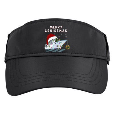 Merry Cruisemas Cruise Lovers Christmas Xmas Cute  Adult Drive Performance Visor