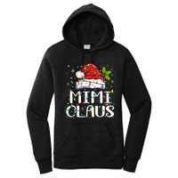 Mimi Claus  Christmas Lights Pajama Family Matching Women's Pullover Hoodie